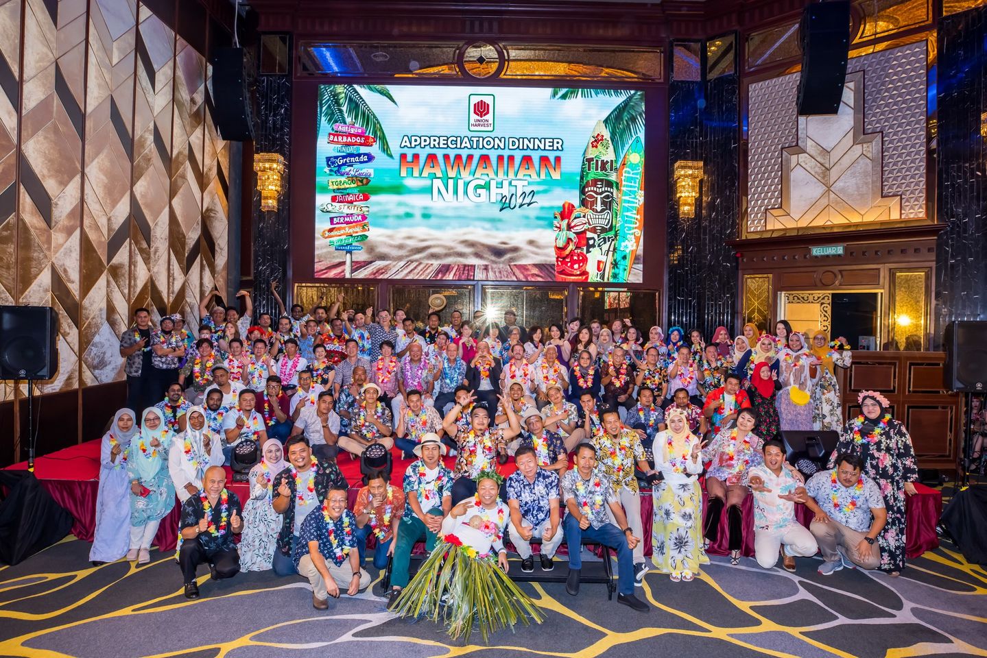 Union Harvest Appreciation Dinner Hawaiian Night 2022