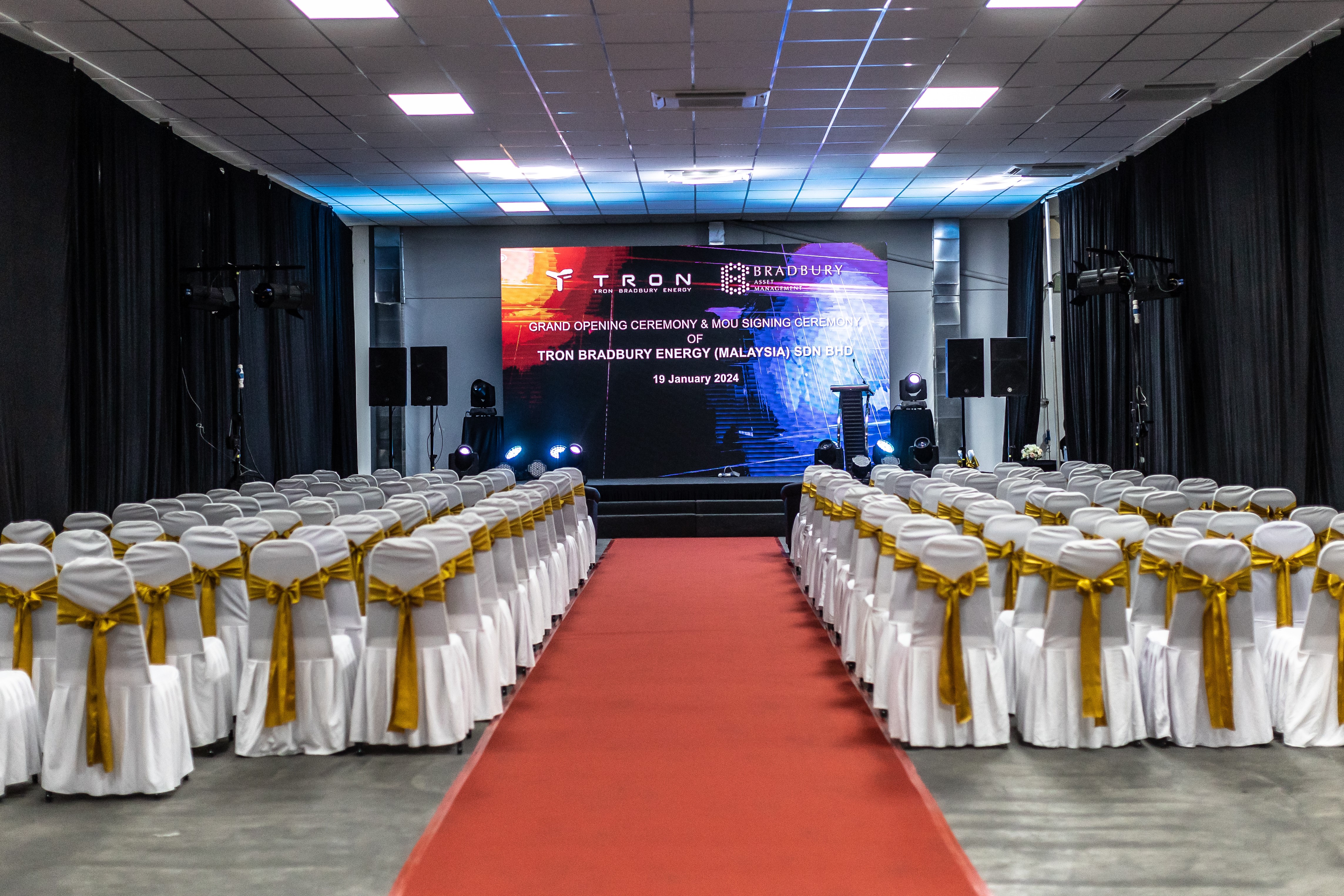 Tron Bradbury Factory Grand Opening & MOU Signing